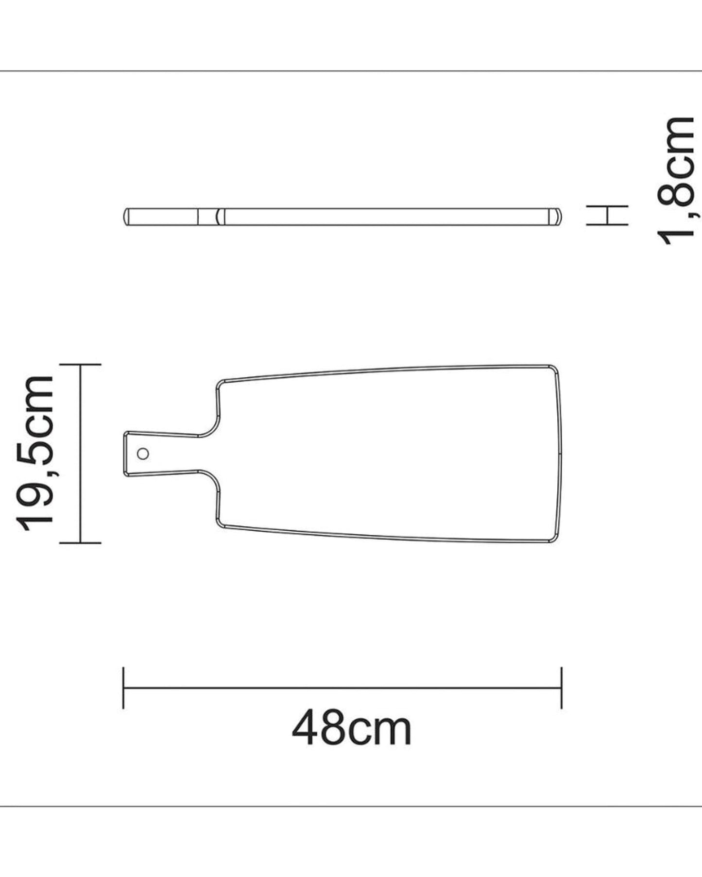 Tramontina FSC Tramontina Teak Wood Breadboard with 48x19 Handle