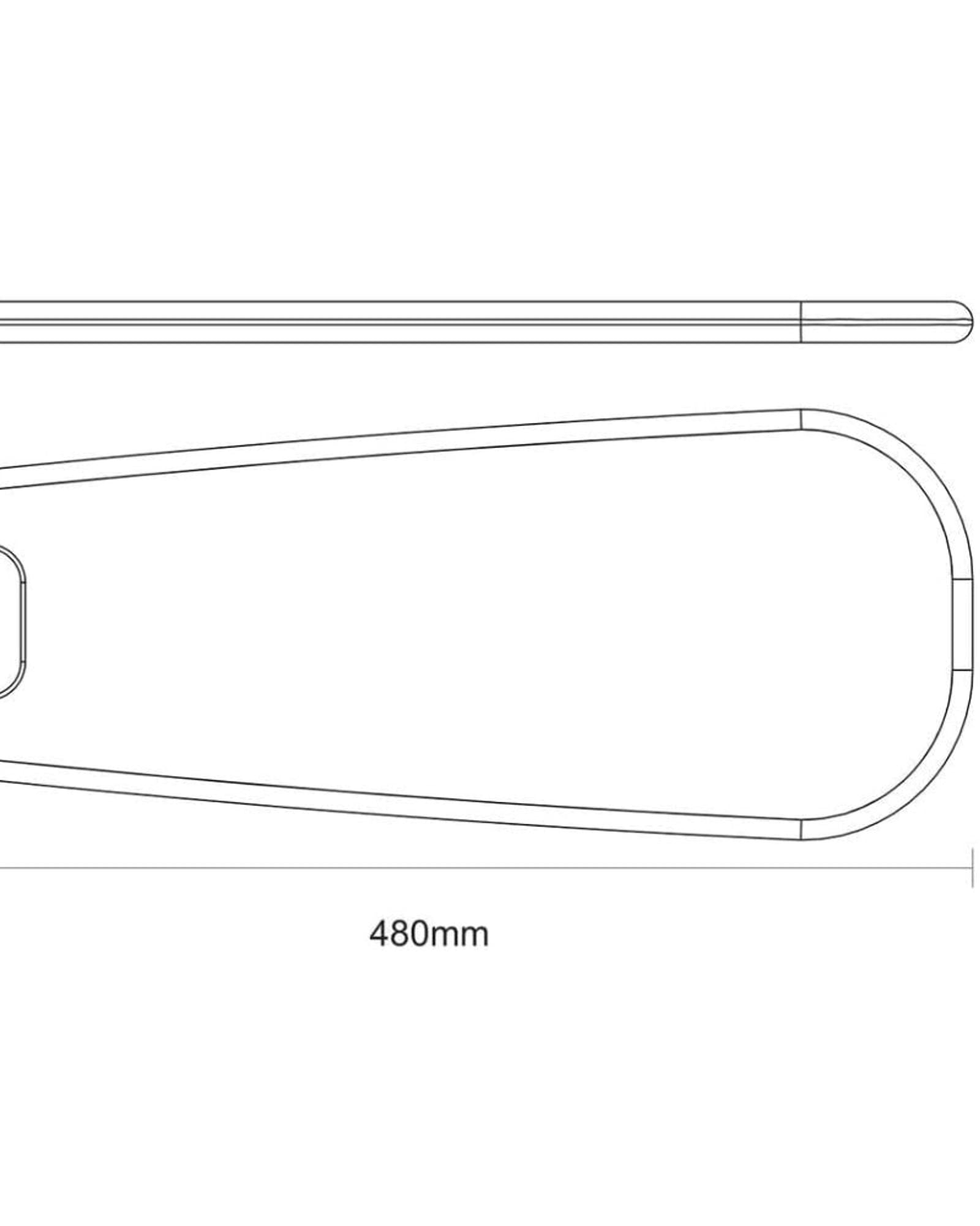 Tramontina Brazil Provence 48x19cm Teak Wood Antipasti Board with Mineral Oil Finish