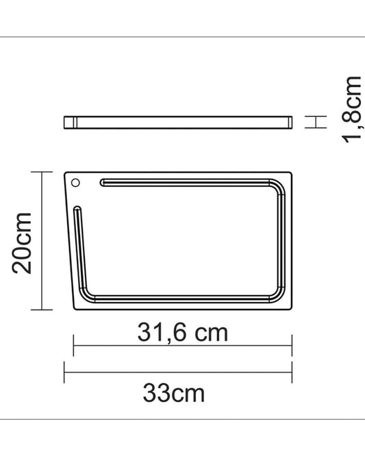 Tramontina Cutting Board 33x20cm