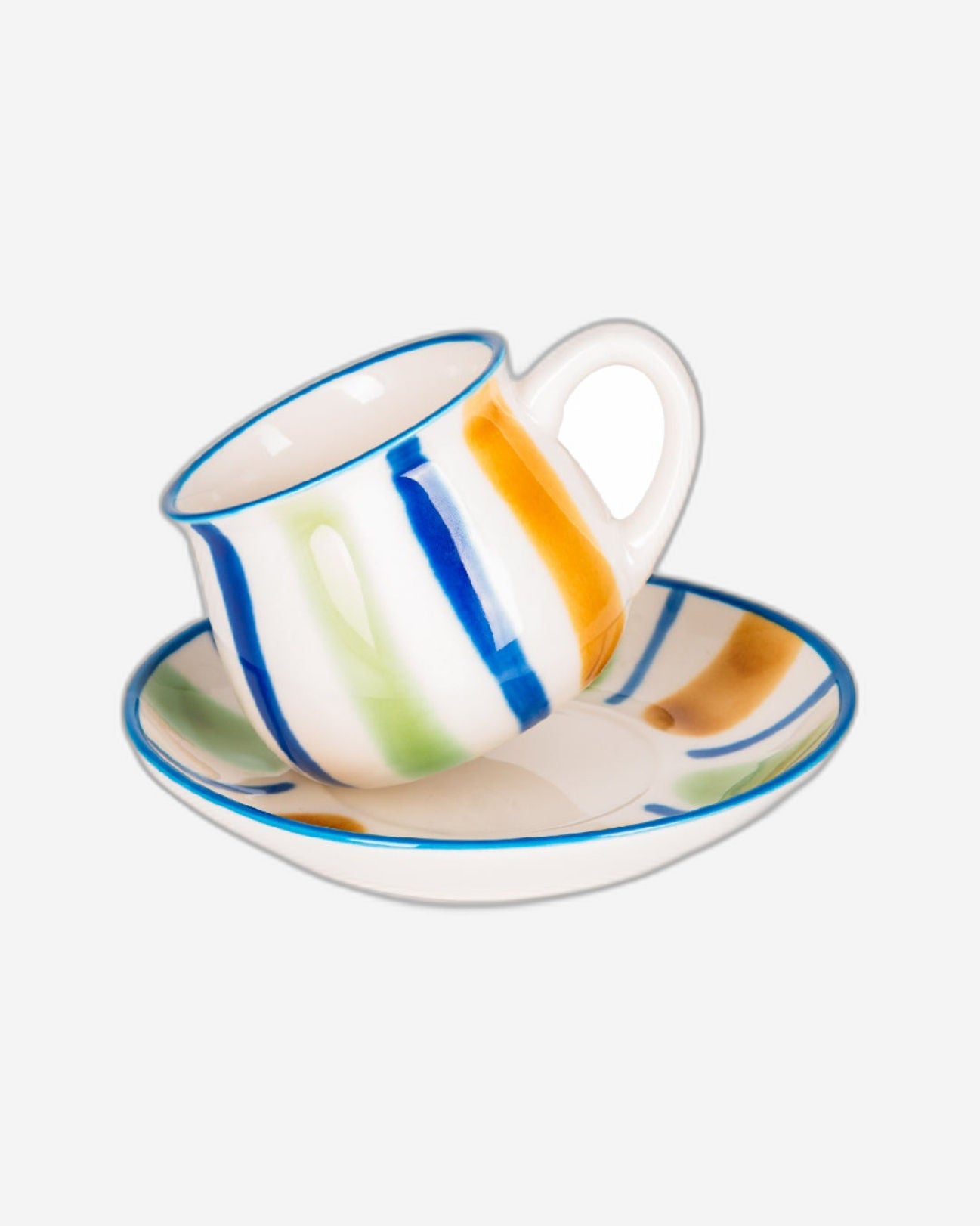 Fissman Mug & Saucer Porcelain Elegant Design 180ml