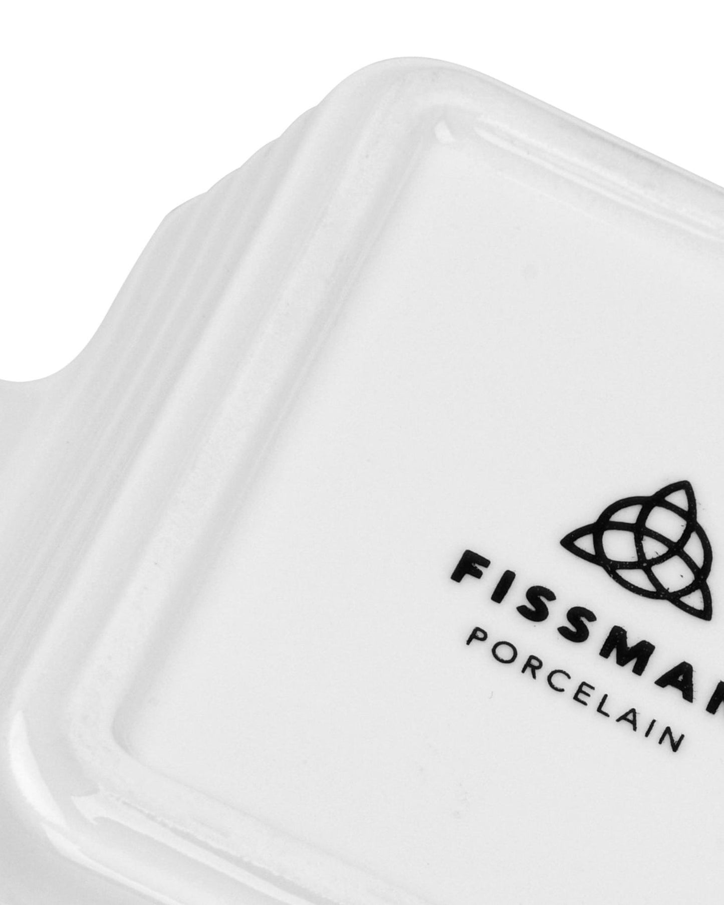 Fissman Dish Square Porcelain 3Pc 200ml