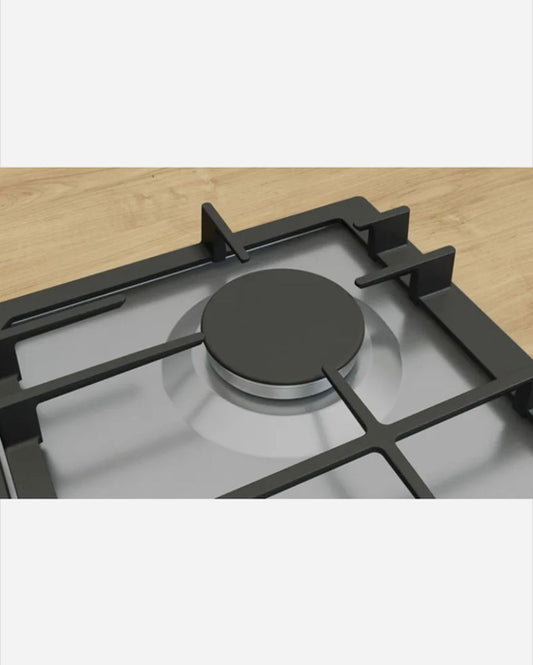Bosch Gas Hob 5 Burners Wok Cast Iron Steel