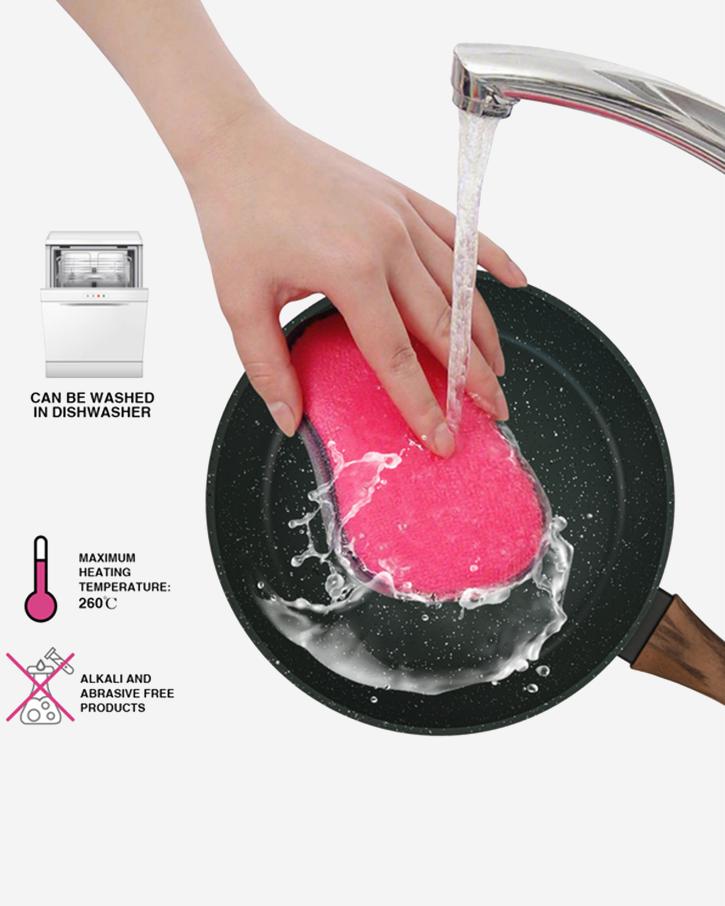 Fissman Non Stick Aluminium Frying Pan Cuisine 28×6cm