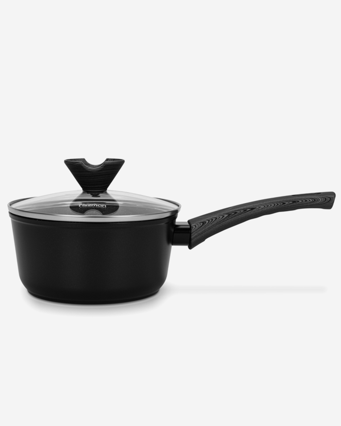 Fissman Non Stick Aluminium Sauce Pan Angela 16×8cm / 1.39L with Glass Lid