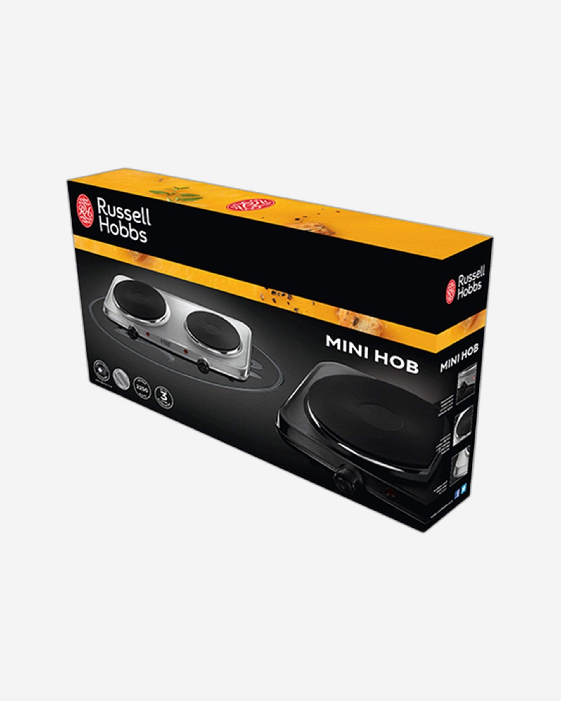 Russell Hobbs Compact 2-Plate Electric Mini Hob