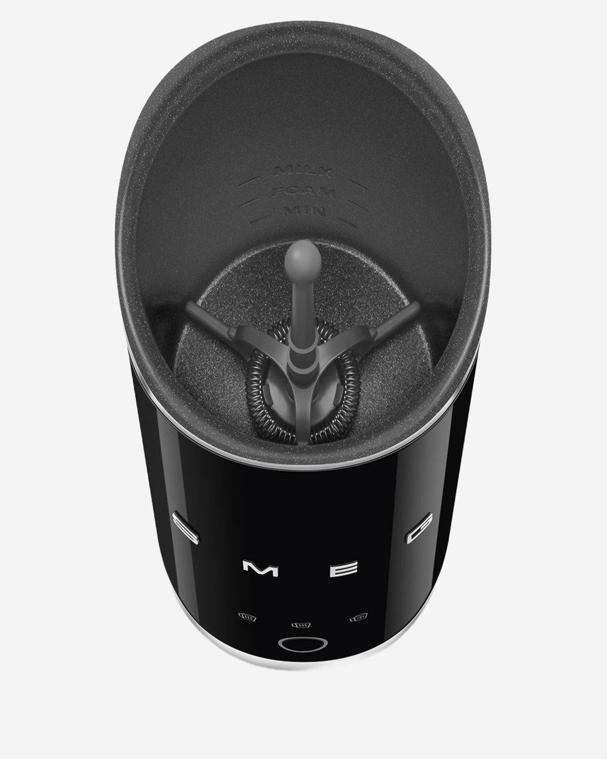 SMEG Mini Milk Frother Black 50’s Style - MFF02BLUK