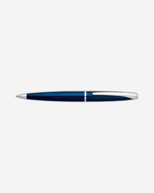 Cross ATX® Translucent Blue Lacquer Ballpoint Pen - 882-37