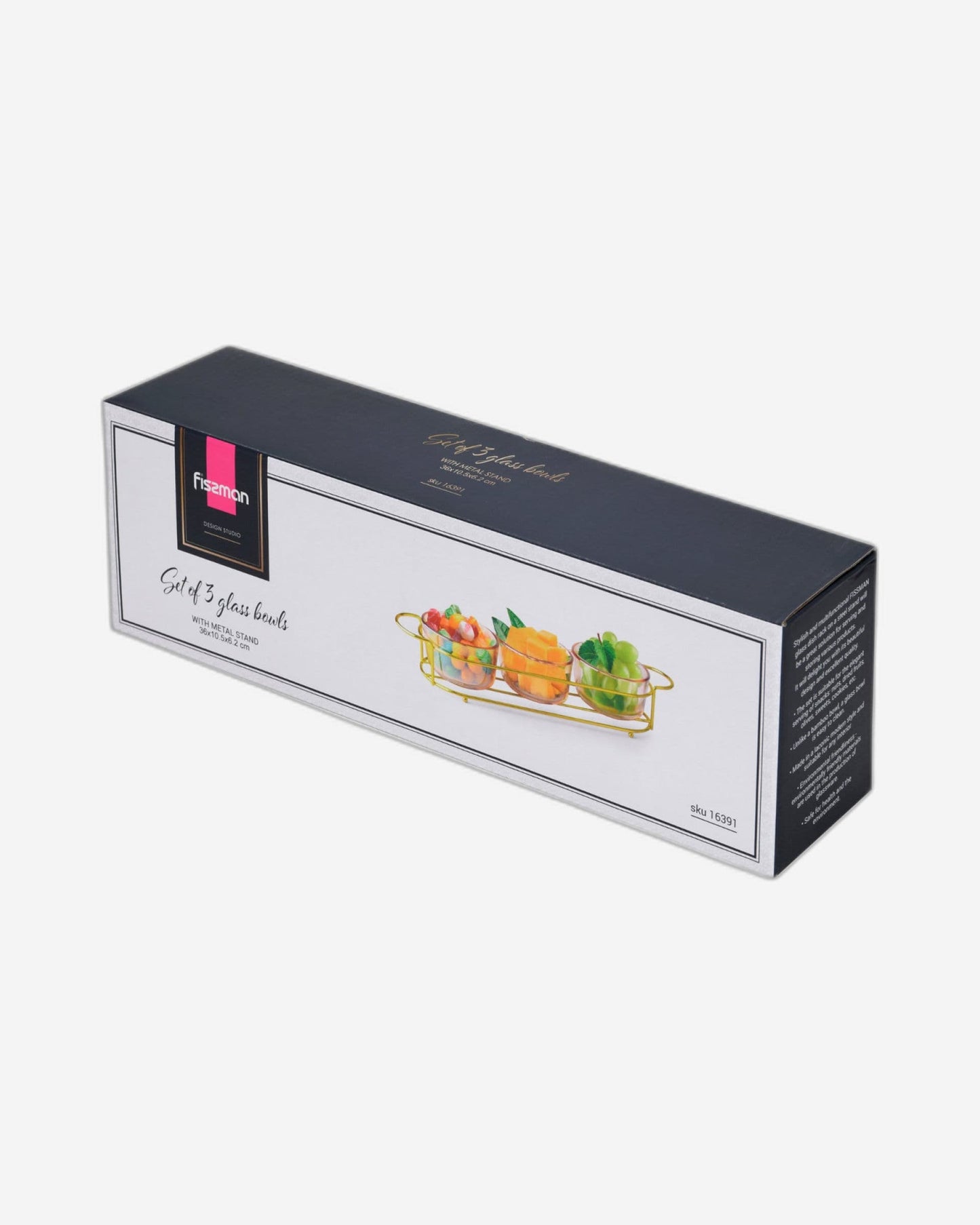 Fissman Bowl Pristine 3Pc 240ml