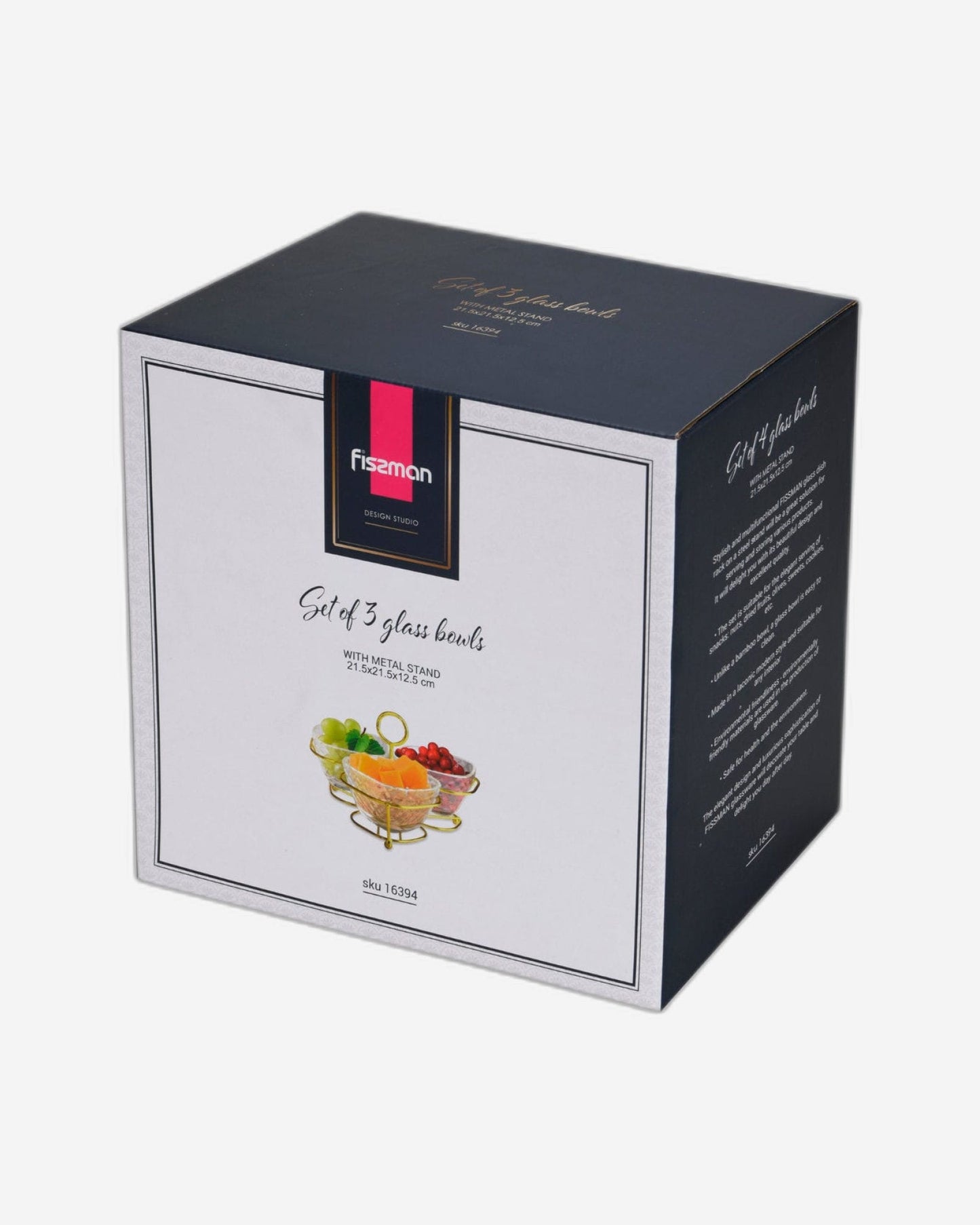 Fissman Bowl Pristine 3Pc 280ml