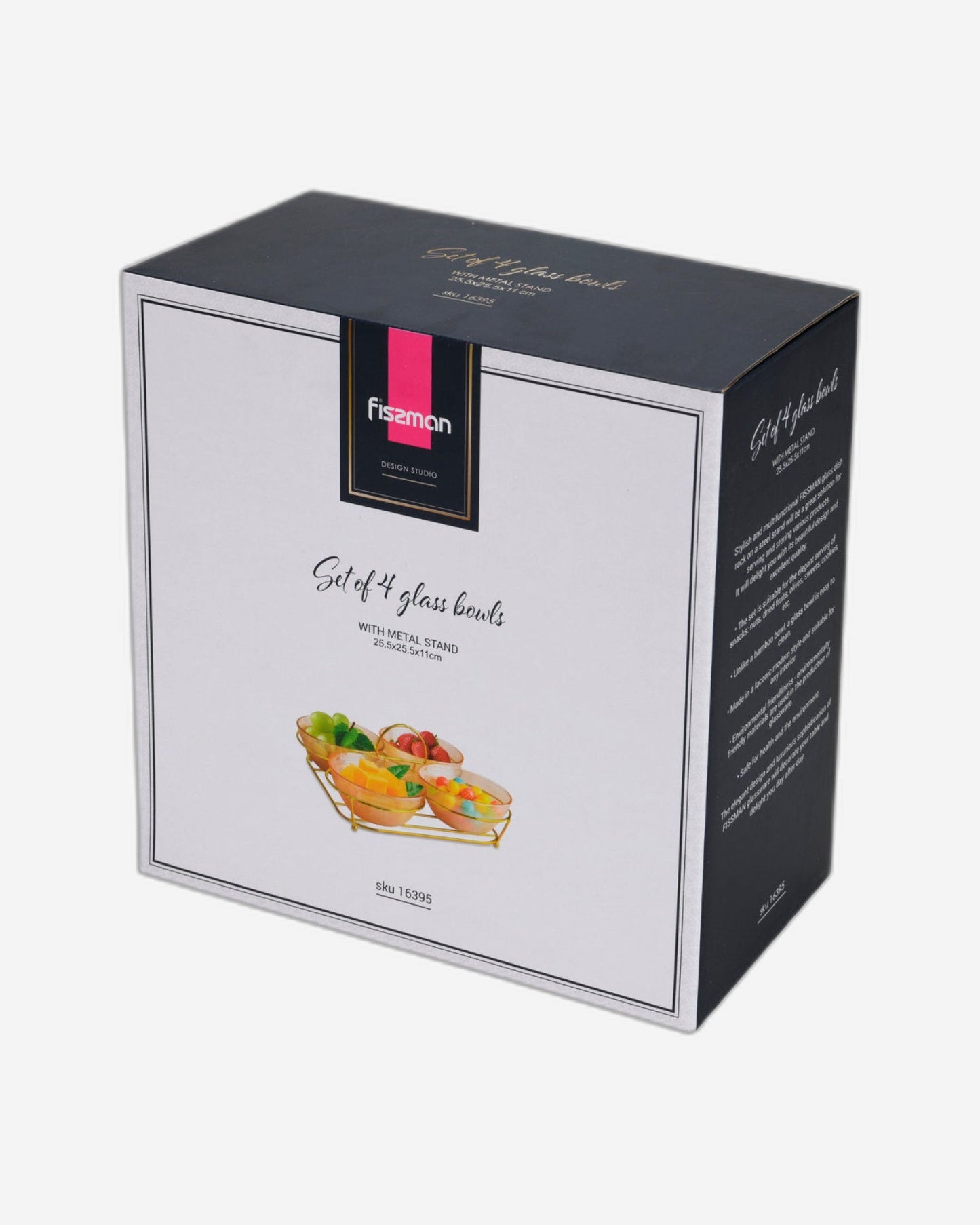 Fissman Bowl Pristine 4Pc 350ml