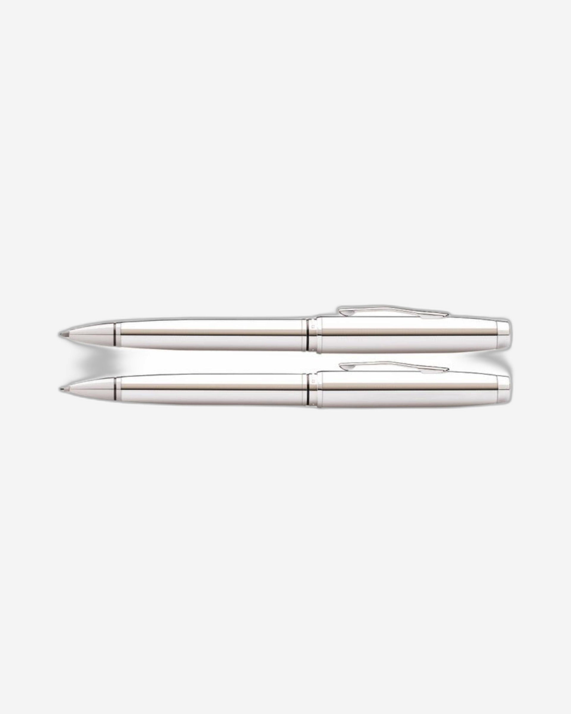 CROSS Coventry Polished Chrome Pen and Pencil Gift Set - AT0661-7
