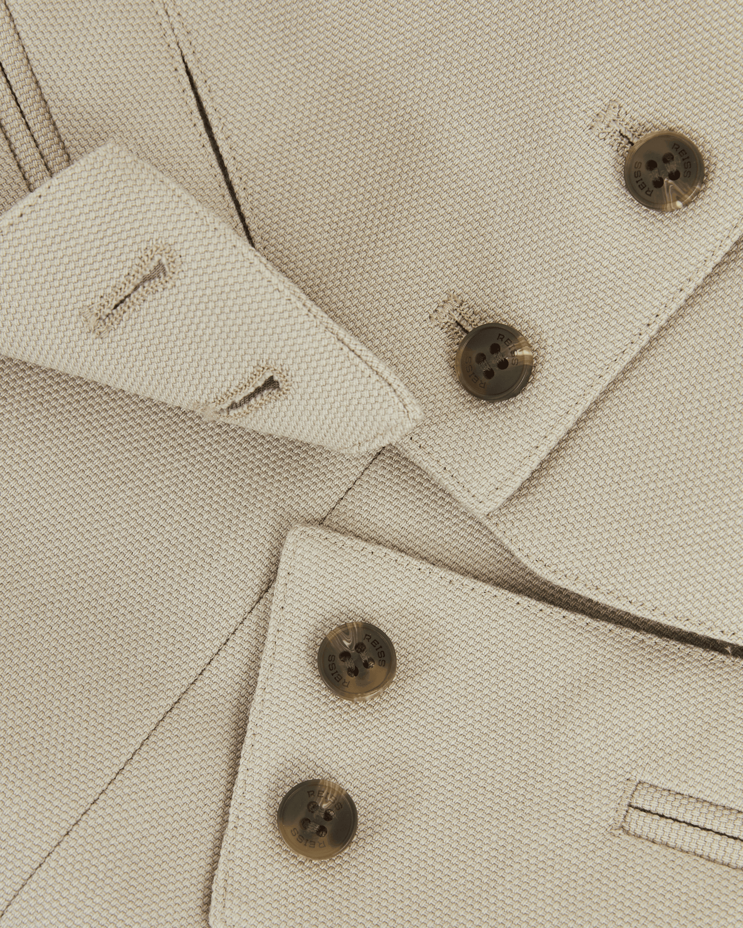Reiss Texture Waistcoat
