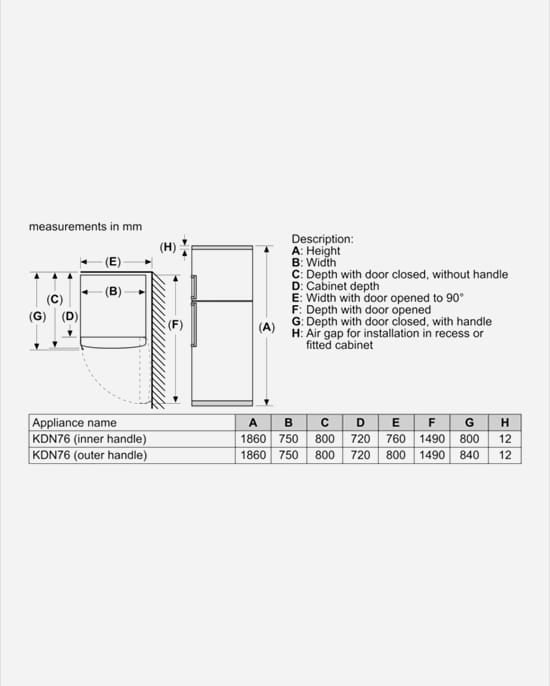 Bosch Series 4 Fridge Freezer NoFrost Steel