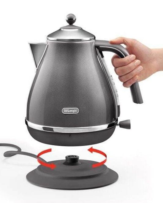 De'Longhi Icona Premium Electric Kettle 1.7L Stainless Steel