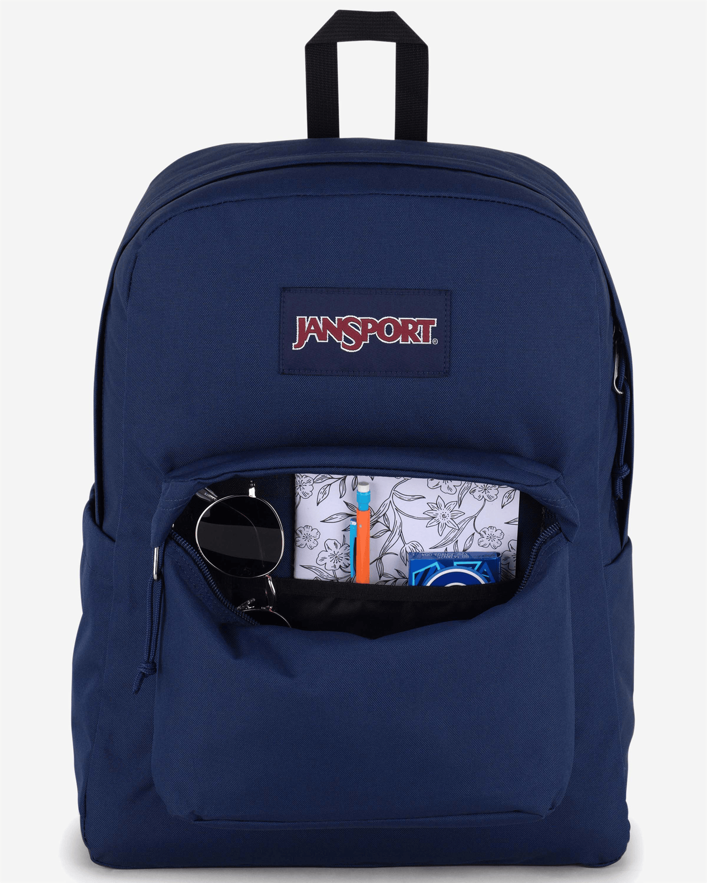 JanSport Superbreak Plus Navy Backpack