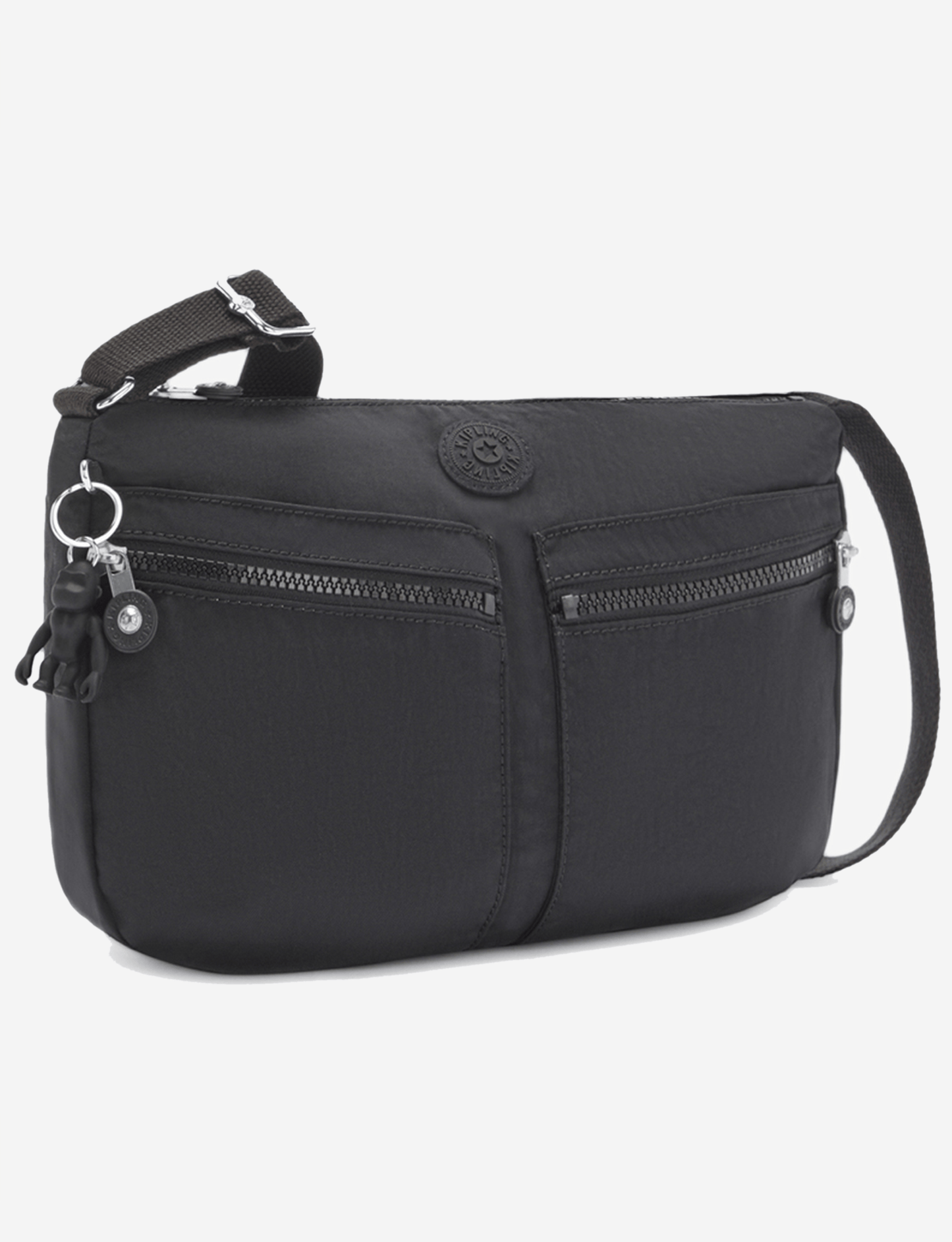 Kipling Izellah Black Noir Medium Crossbody 02144-P39