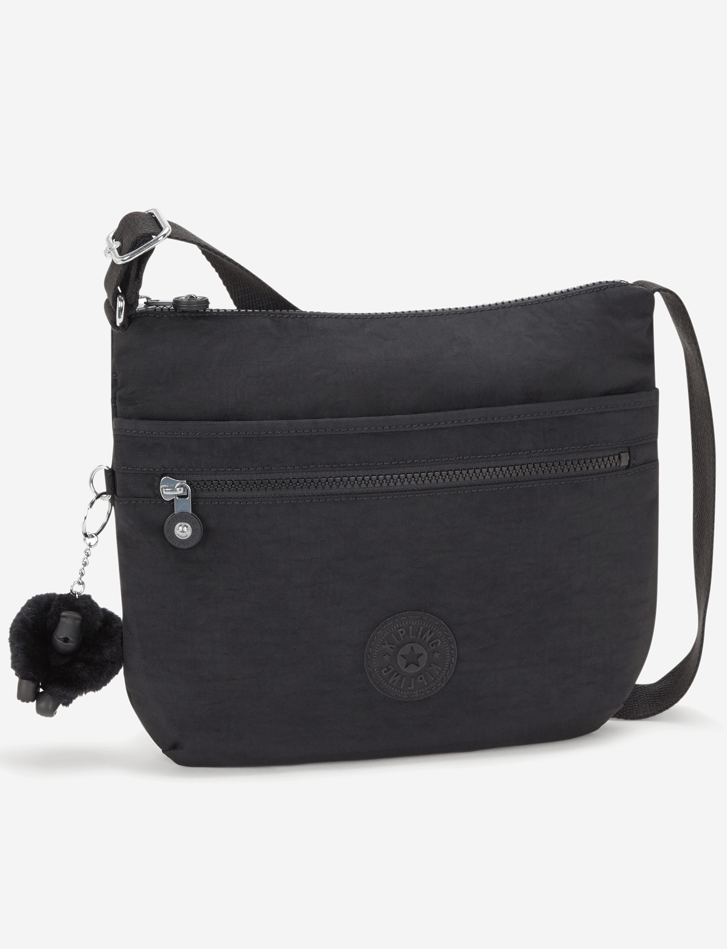 Kipling Arto Black Noir Medium Crossbody 19911-P39
