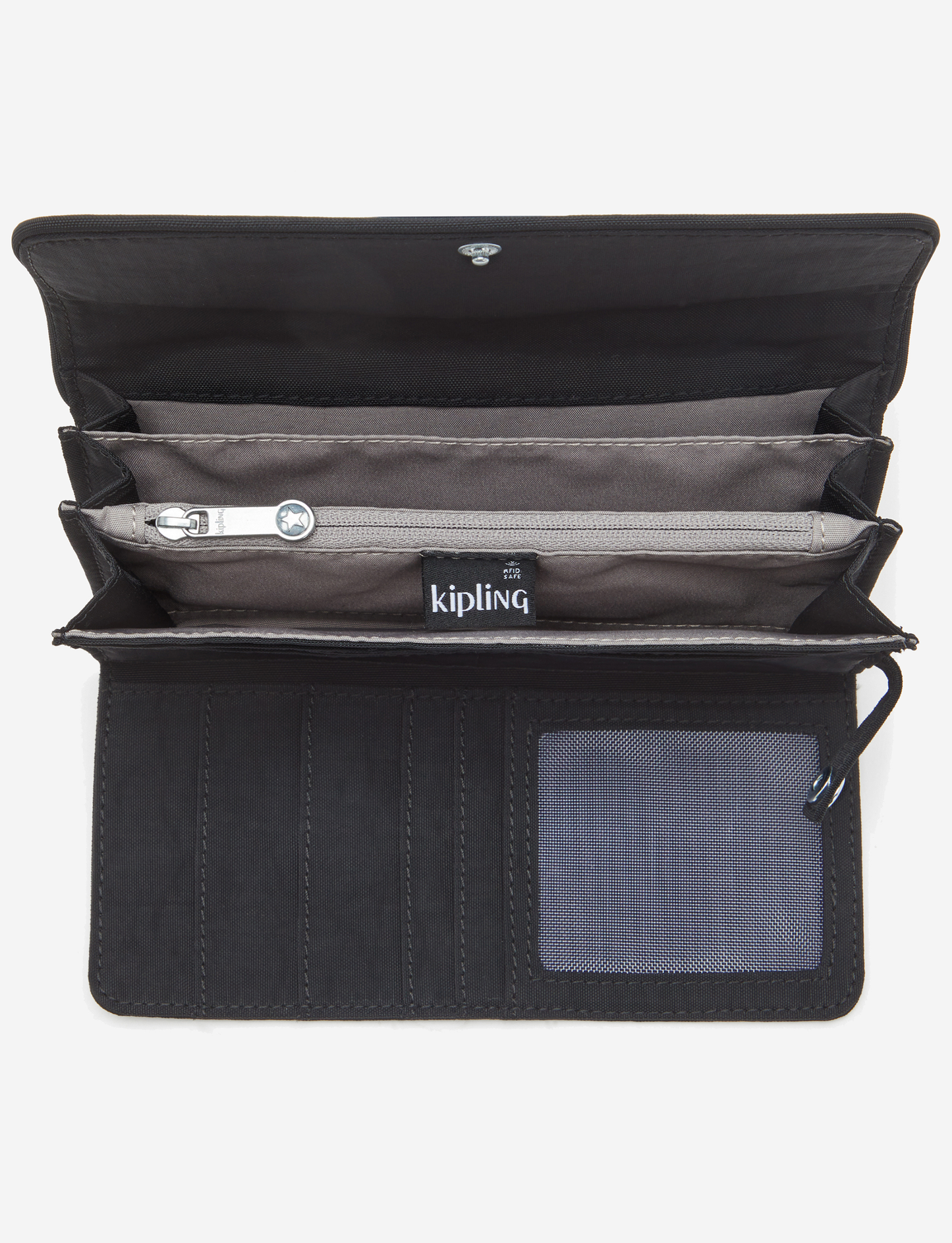 Kipling Money Land Black Noir Large Wallet I4191-P39