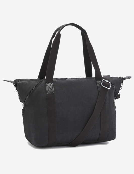 Kipling Art Black Noir Medium Tote (with Removable Shoulderstrap) 10619-P39