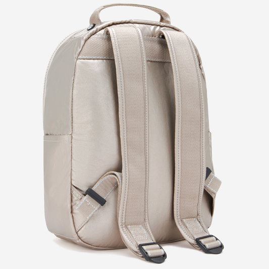KIPLING Seoul S Metallic Glow Small backpack (with tablet compartment) I3789-48I