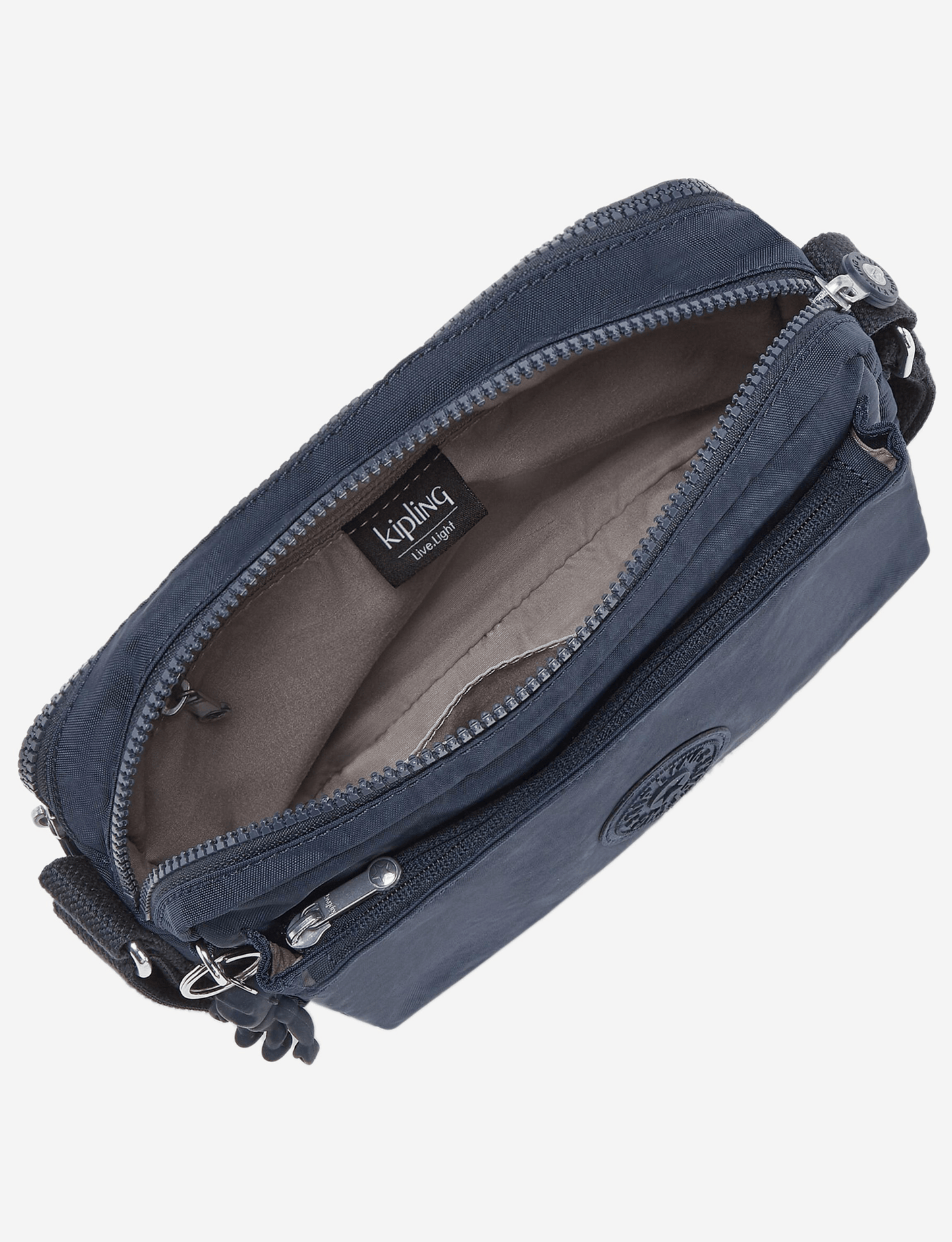 Kipling Abanu M Blue Bleu 2 Medium Crossbody I7076-96V