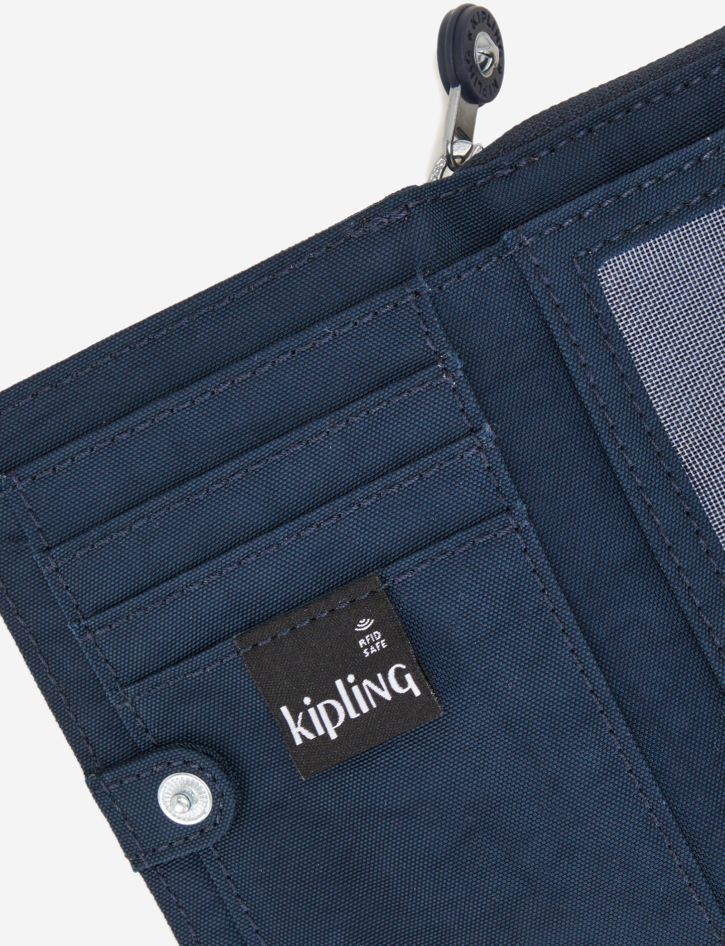 Kipling Money Love Blue Bleu 2 Medium Wallet I3738-96V