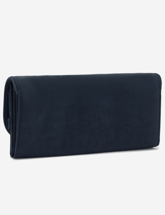 Kipling Money Land Blue Bleu 2 Large Wallet I4191-96V