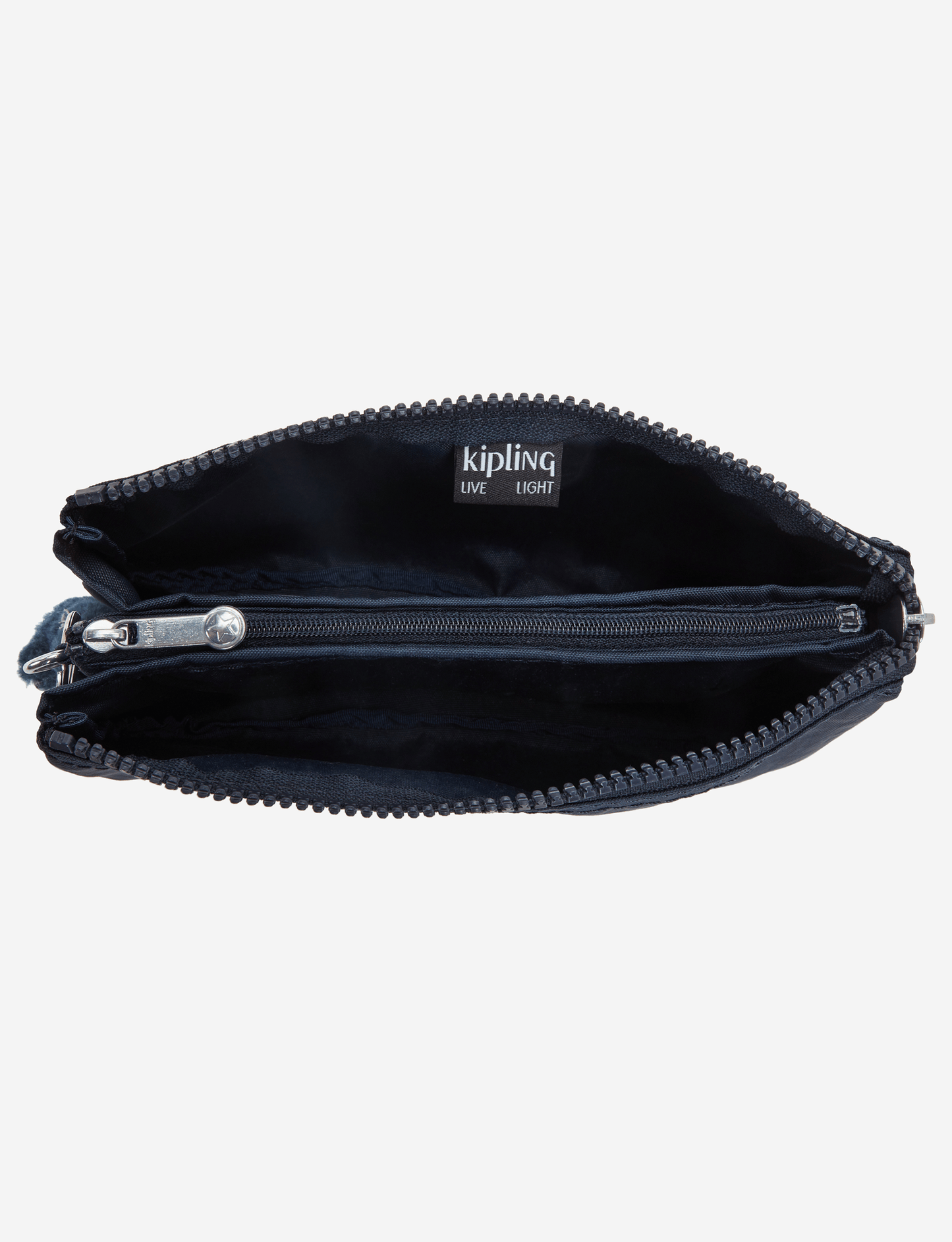 Kipling Creativity Xl Blue Bleu 2 Extra Large Purse (with Removable Wristlet) 15156-96V