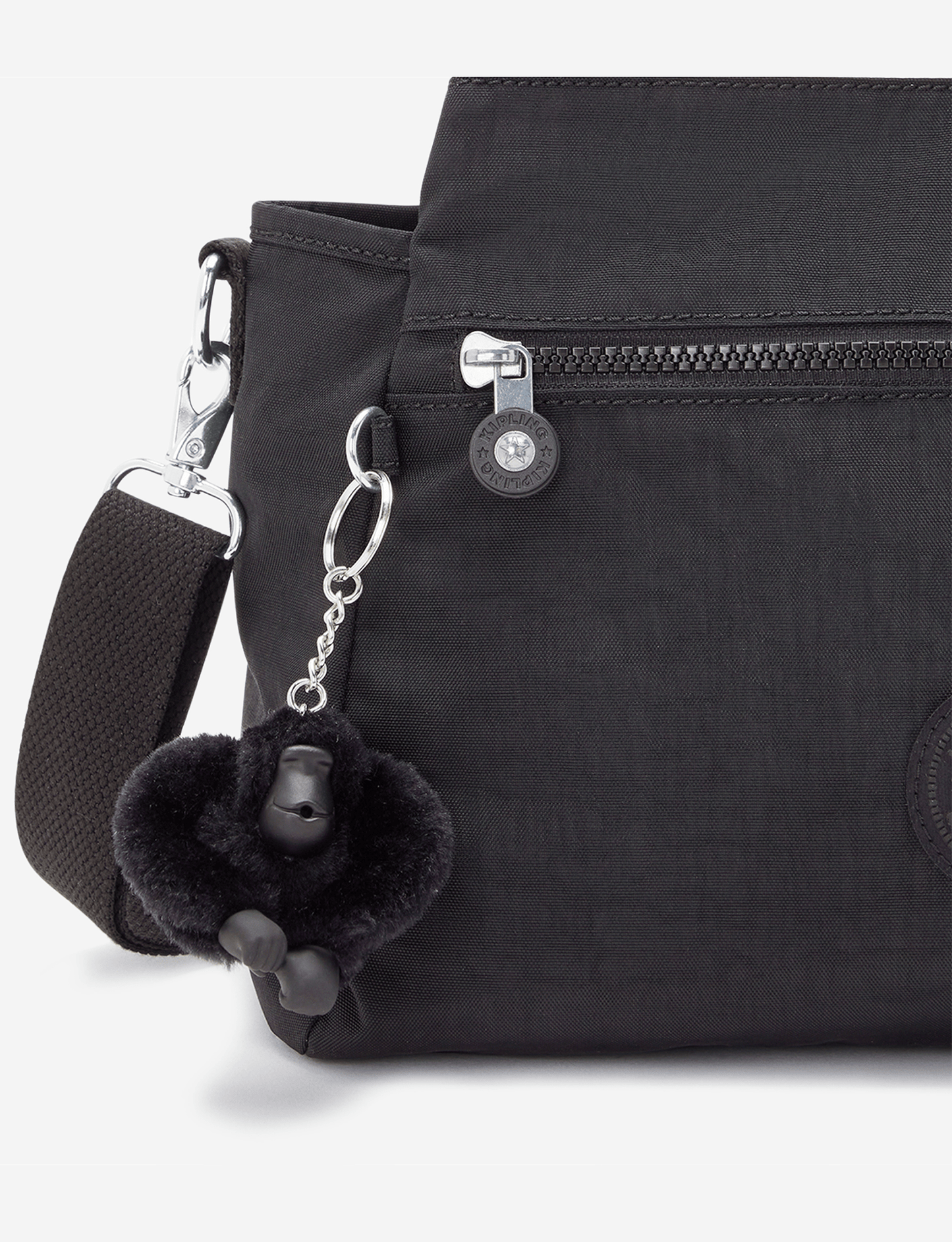 Kipling Elysia Black Noir Medium Shoulderbag (with Removable Shoulderstrap) 43791-P39
