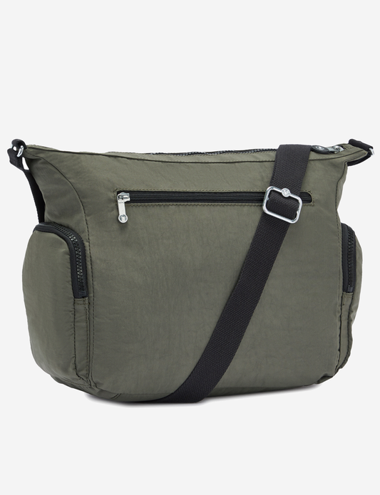 Kipling Gabbie Green Moss Large Crossbody 15255-88D
