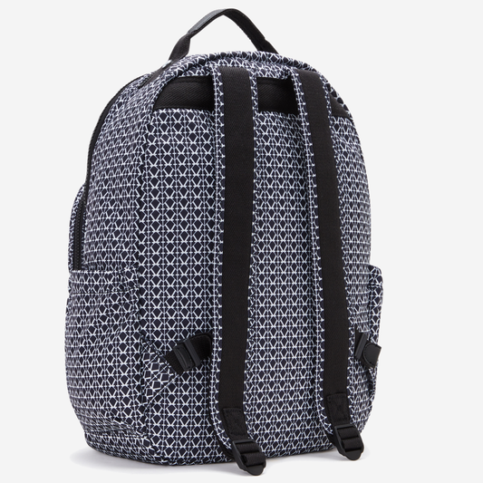 Kipling Seoul Signature Print Large Backpack I6269-DD2