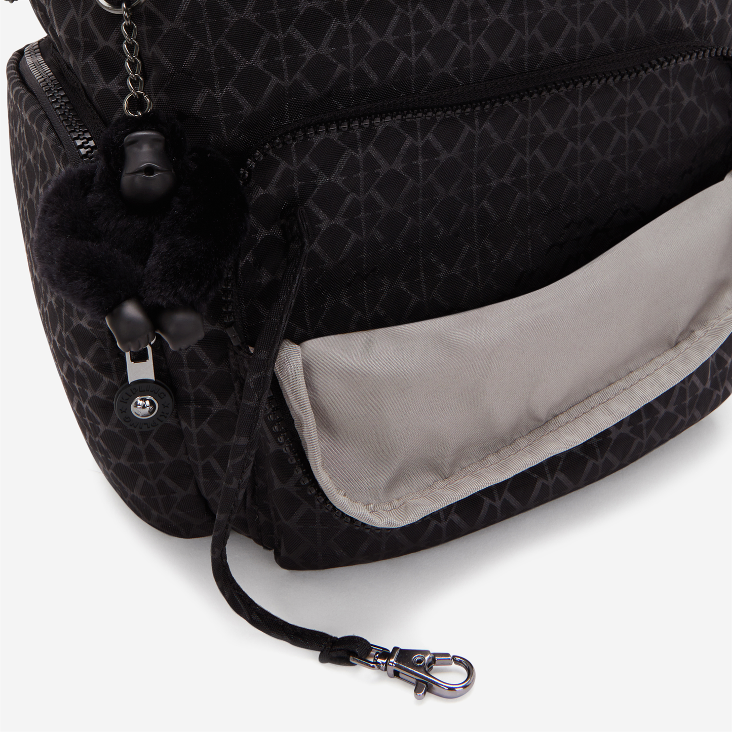 Kipling City Zip S Signature Emb Small Backpack I5634-K59