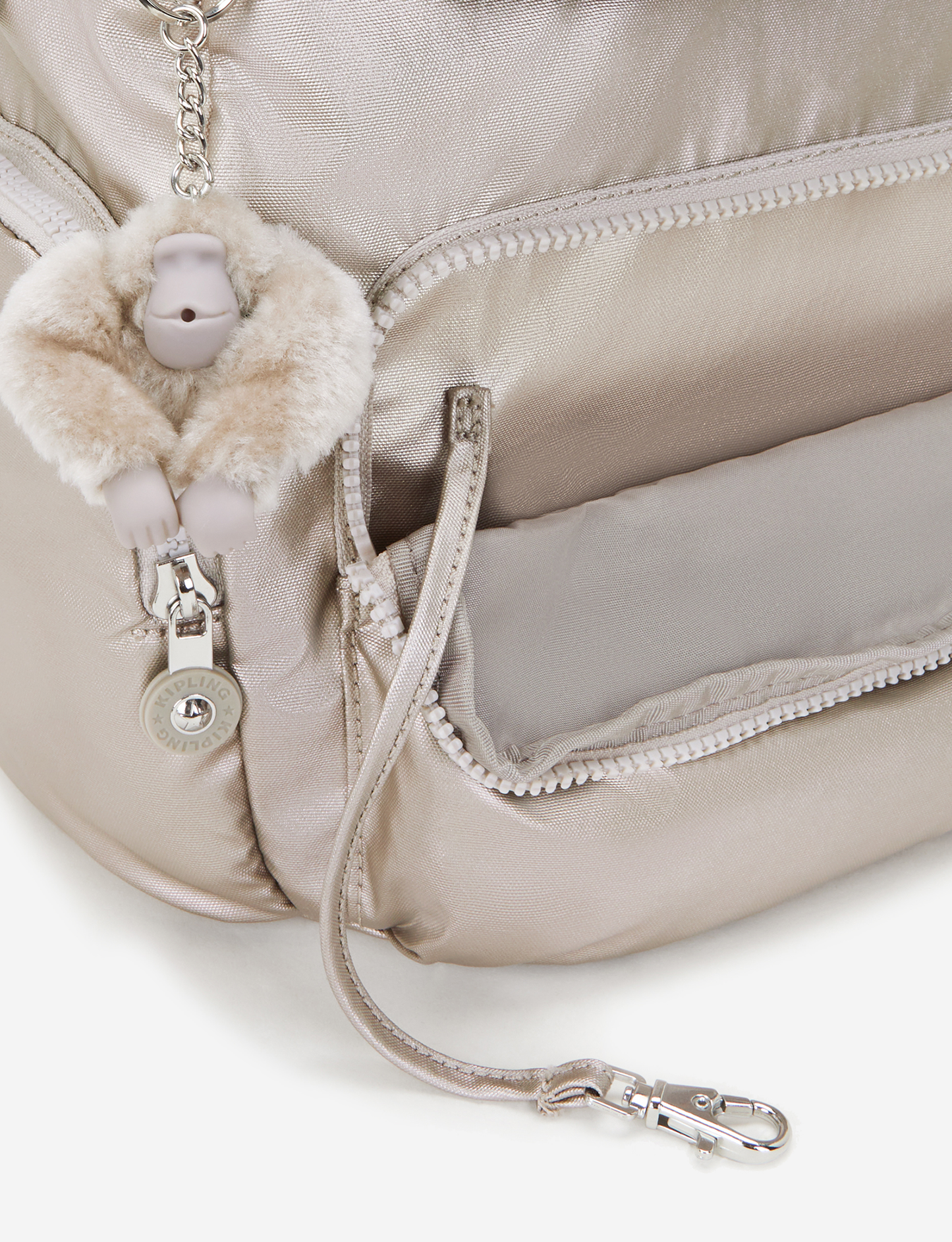 Kipling City Zip S Metallic Glow Small Backpack I5634-48I
