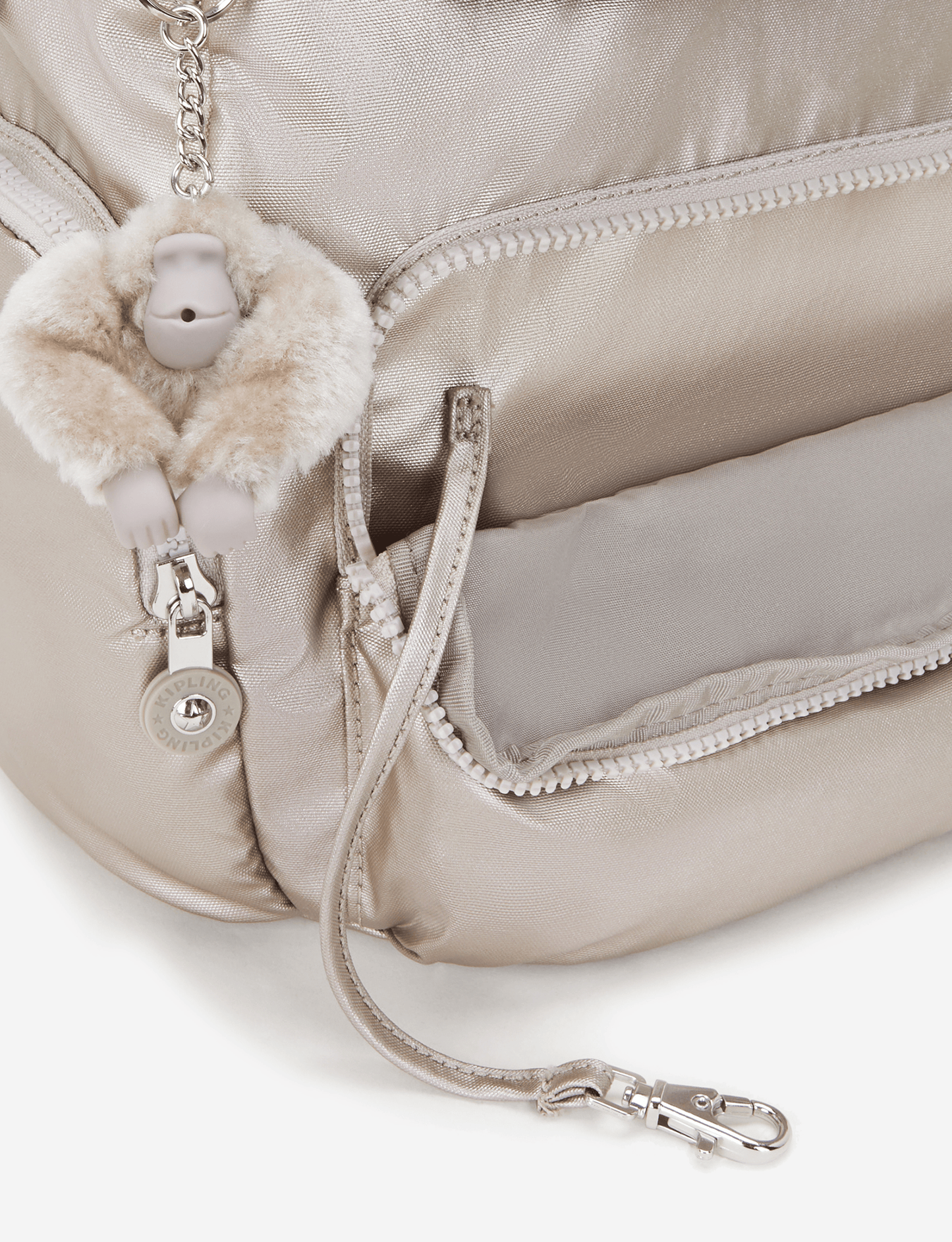 Kipling City Zip S Metallic Glow Small Backpack I5634-48I