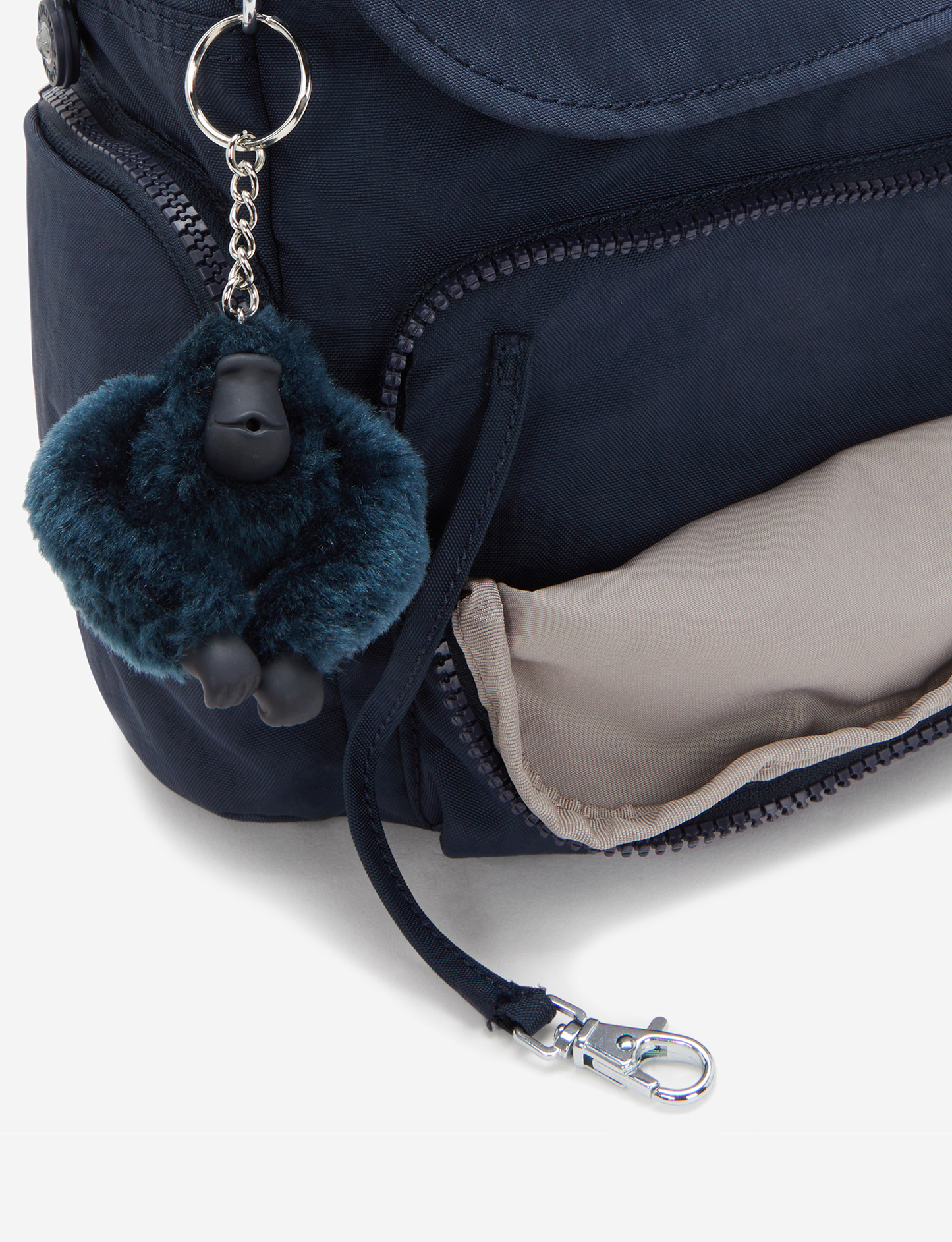 KIPLING City Zip Mini Blue Bleu 2 Mini Backpack with Adjustable Straps I6046-96V