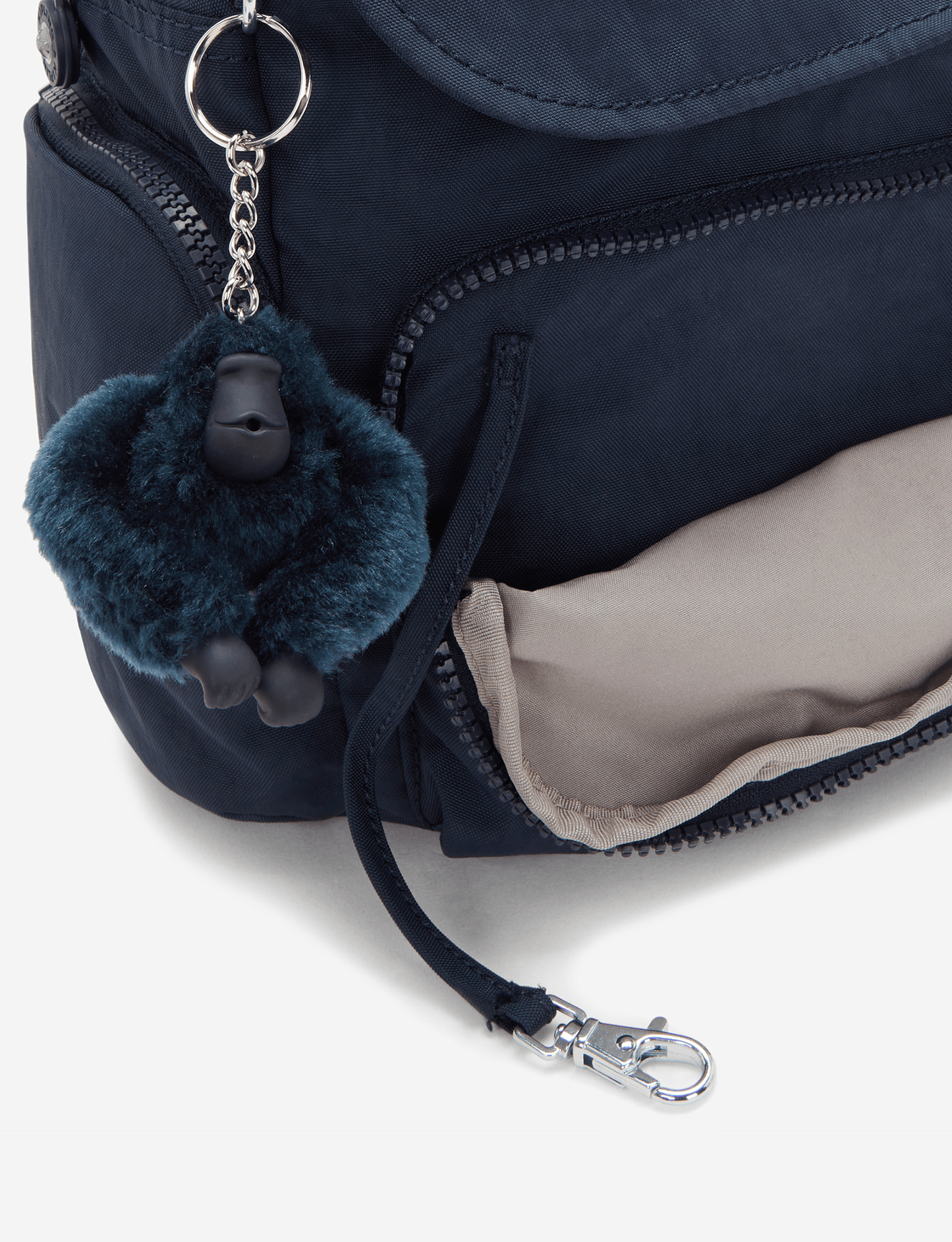 Kipling City Zip Mini Blue Bleu 2 Mini Backpack with Adjustable Straps I6046-96V