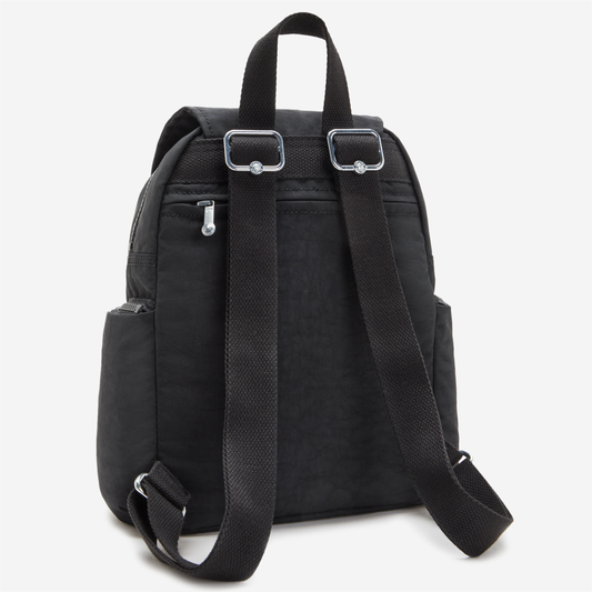 KIPLING City Zip Mini Black Noir Mini Backpack with Adjustable Straps I6046-P39