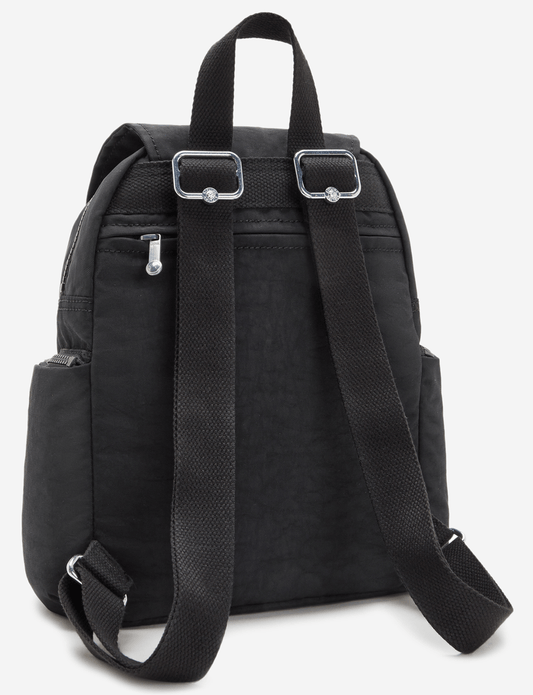 Kipling City Zip Mini Black Noir Mini Backpack with Adjustable Straps I6046-P39