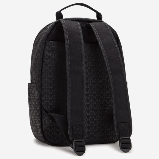 KIPLING Seoul S Signature Emb Small backpack (with tablet compartment) I3789-K59