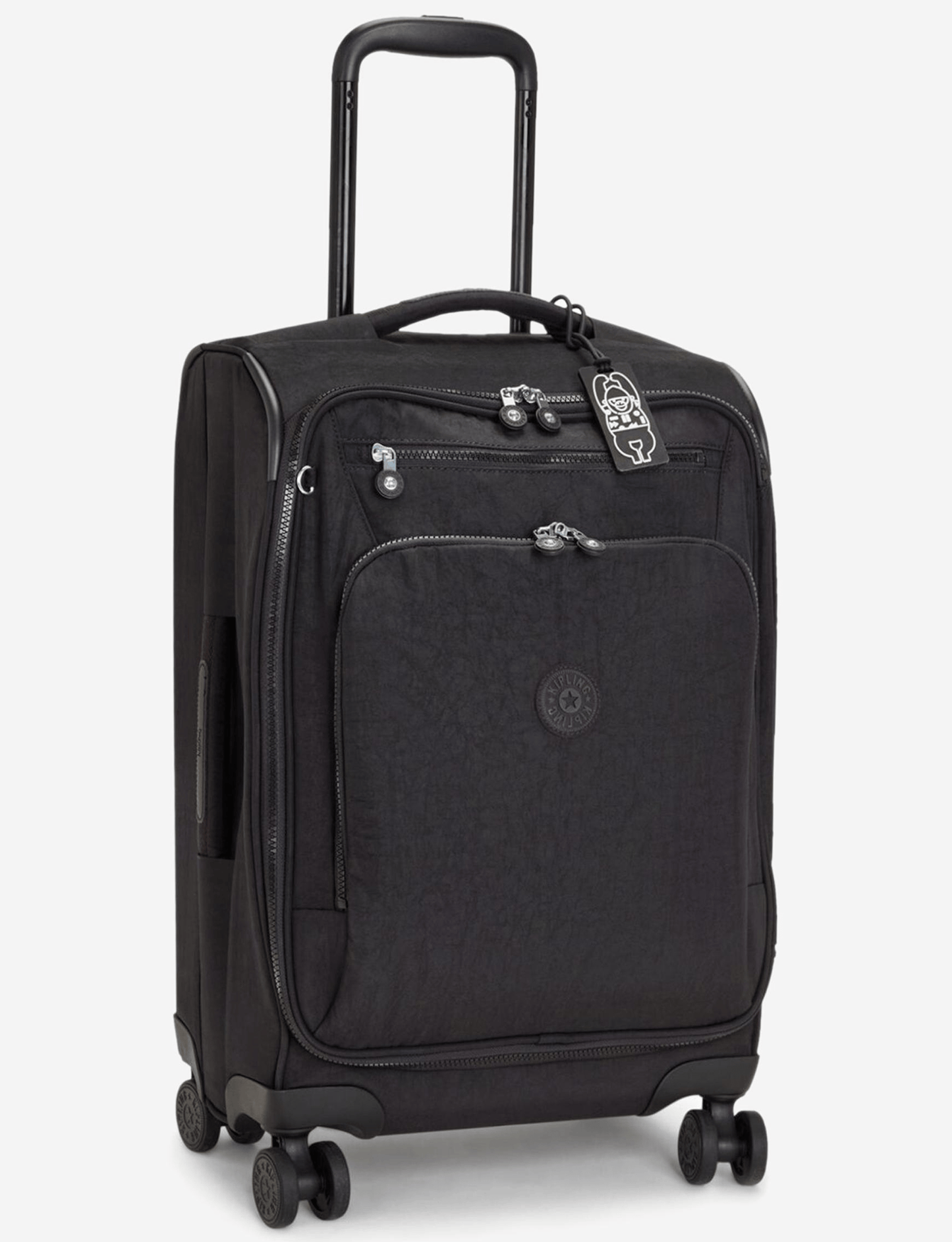 Kipling New Youri Spin S Black Noir Small Wheeled Luggage I7504-P39