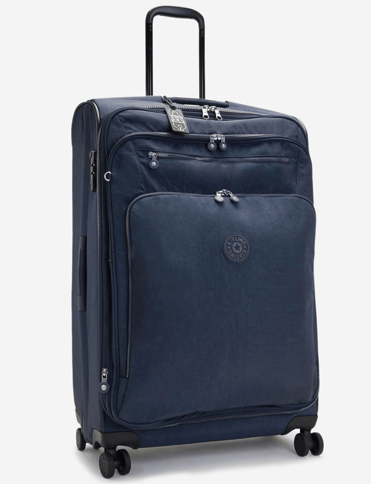 Kipling New Youri Spin L Blue Bleu 2 Large Expandable Wheeled Luggage I7930-96V