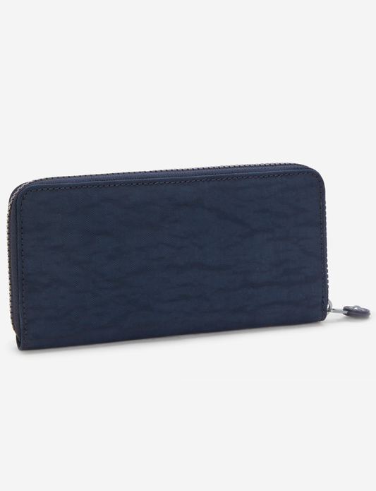Kipling Money World Blue Bleu 2 Large Wallet I5411-96V