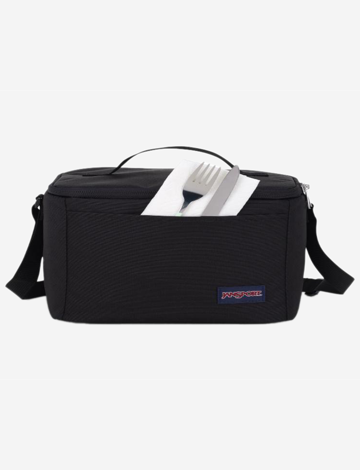 Jansport Super Snack Black Large insulated Lunch Bag