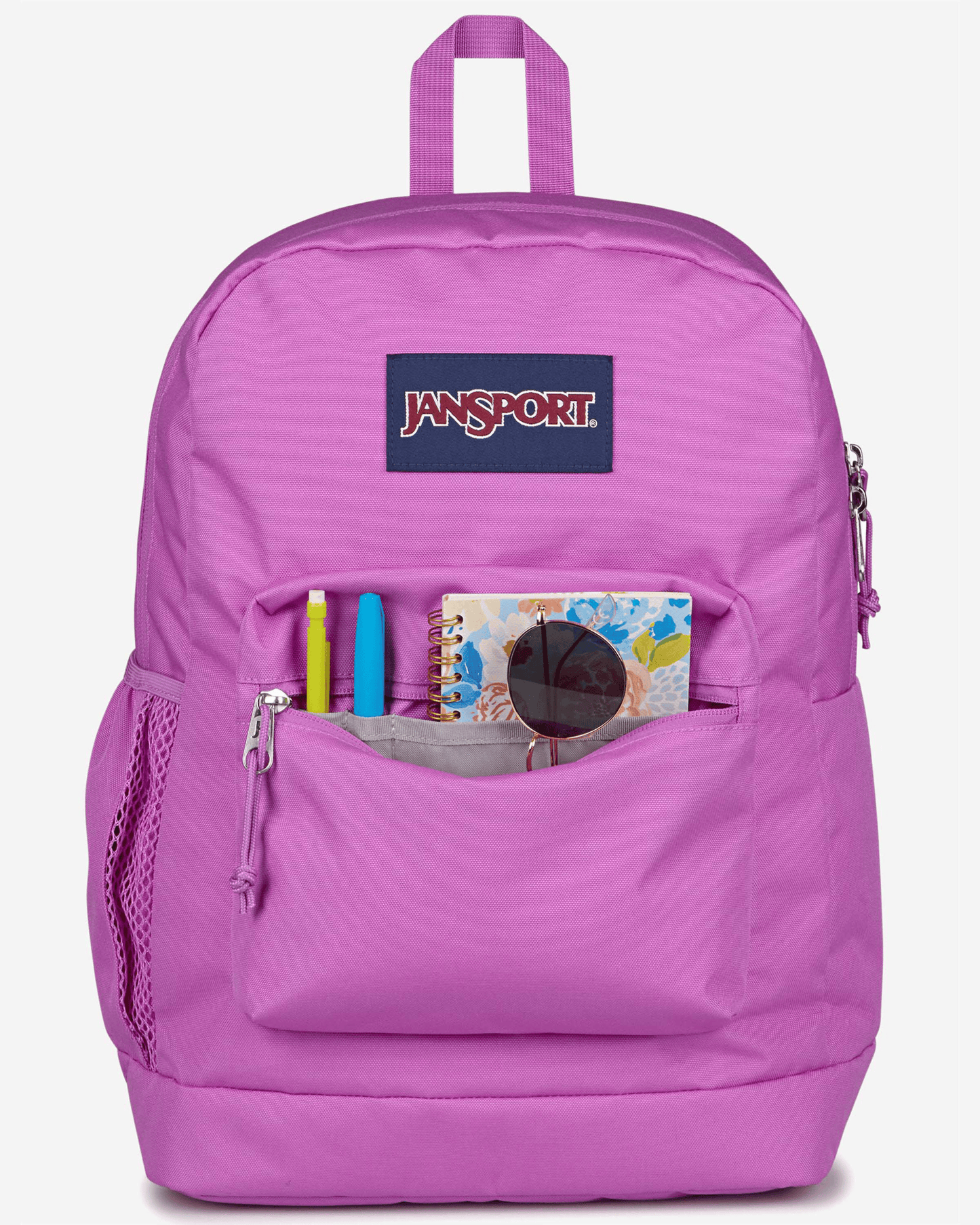 JanSport Cross Town Plus Digital Fuchsia Backpack