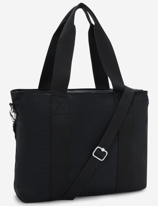 Kipling Minta L Up Black Noir Large Tote (with Removable Shoulderstrap) I8258-P39