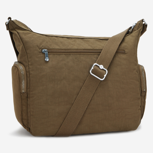 KIPLING Gabbie Smooth Khaki Large crossbody 15255-1NA