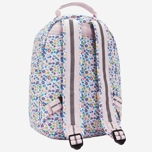 Kipling Seoul S Digi Flower Prt Small Backpack (with Tablet Compartment) I5357-7ER