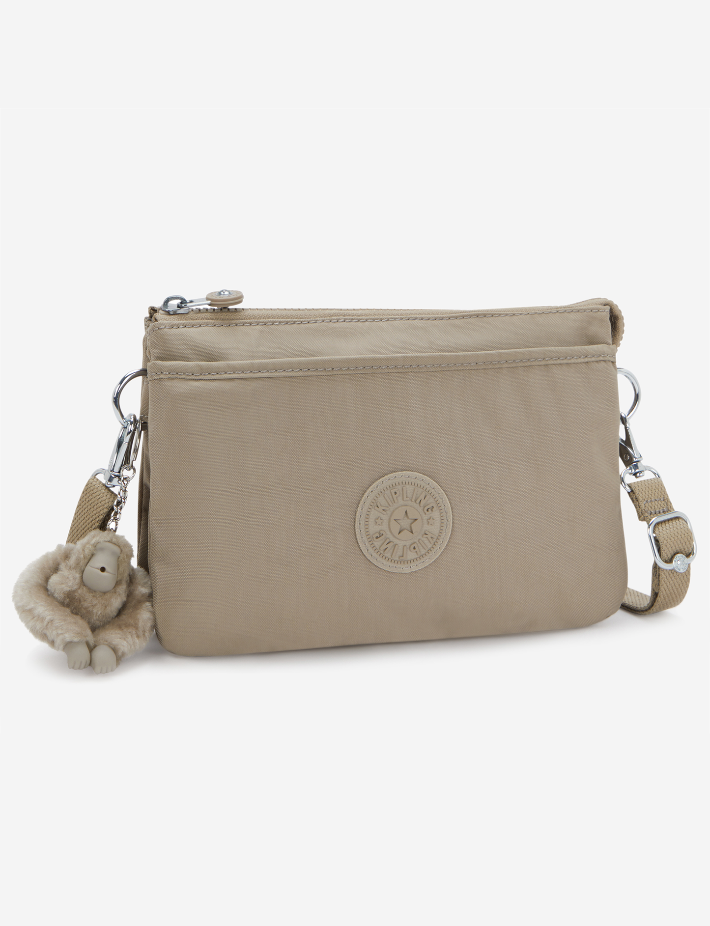 Kipling Riri Soft Taupe Small Crossbody (with Removable Shoulderstrap) I7590-4PW