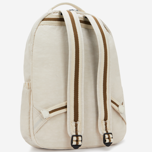 Kipling Seoul Lap Soft Sand Large Backpack (with Laptop Compartment) I2969-9LO