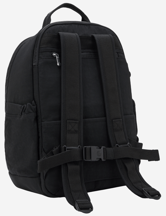 Kipling Seoul Cabin Black Noir Large travel Backpack (with Laptop Compartment) I9986-P39